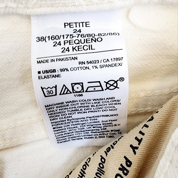 Banana Republic High Rise Wide Leg Crop Jeans Pants - Picture 10 of 12